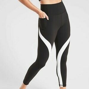 Athleta Salutation Stash Pocket Colorblock 7/8